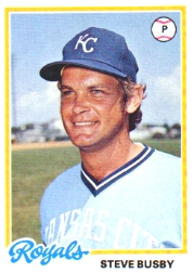 1978 Topps Baseball Cards      336     Steve Busby